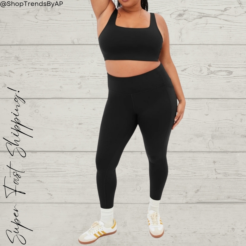 Girlfriend Collective Black Compressive Leggings